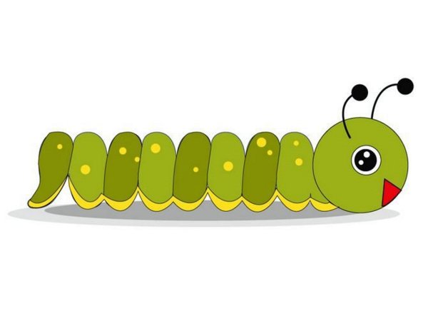 Гусеница для дошкольников