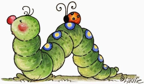 Гусеница из сказки