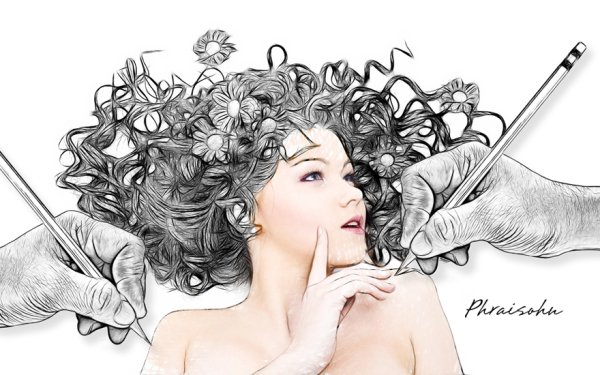 Парикмахерское искусство рисунки