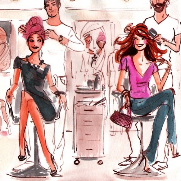 Парикмахер иллюстрация