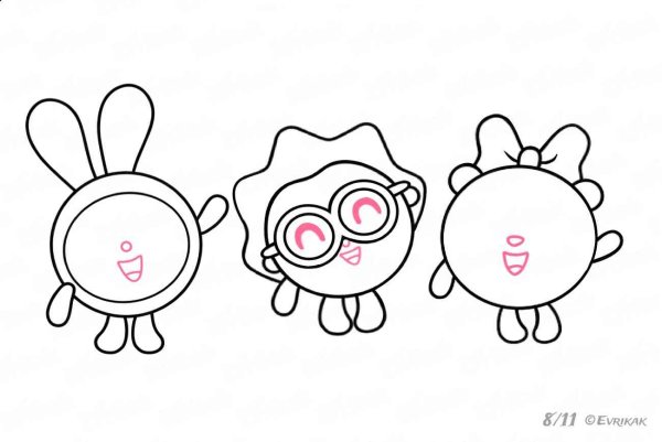 Малышарики для рисования