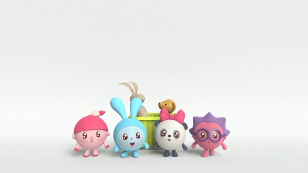 Герои мультфильма Малышарики