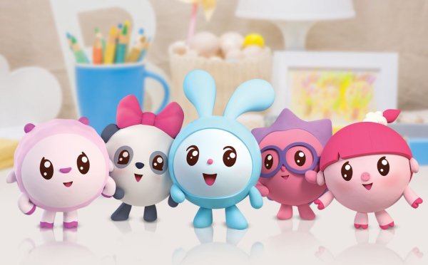 Малышарики на вафельной бумаге