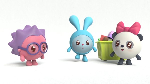 Аппликация Малышариков