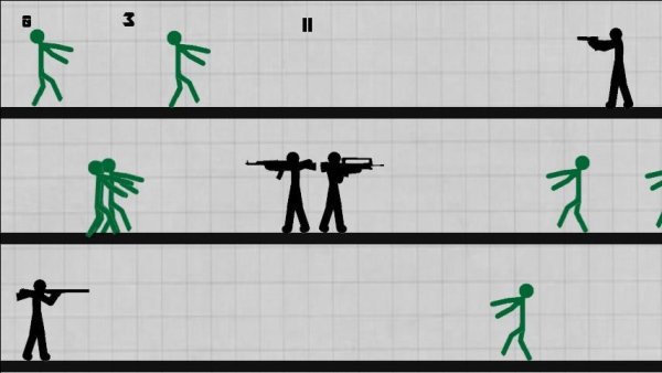 Stickman против Zombies
