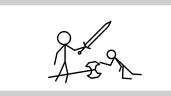 Стикмены карандашом