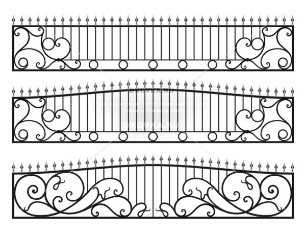 Орнамент на заборе
