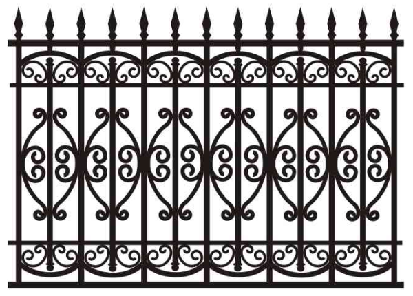 Металлические узоры для забора