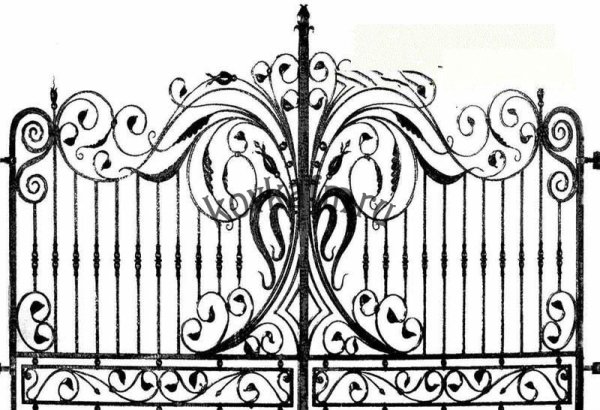 Кованые заборы эскизы