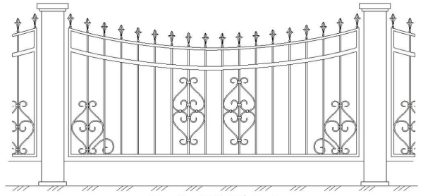 Ажурные ограды эскизы