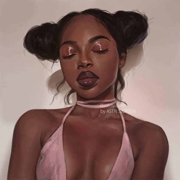 Портрет африканской девушки