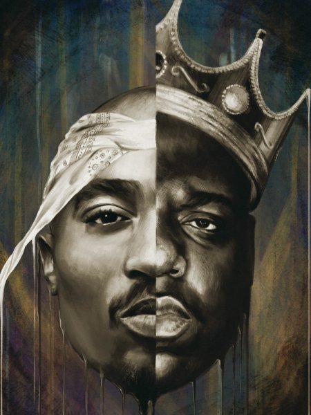 Портрет негра карандашом