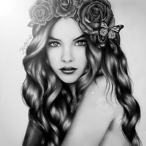 Нарисовать девушку