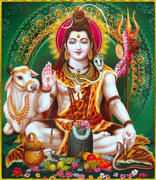 Махадев Шива Мурти маслом