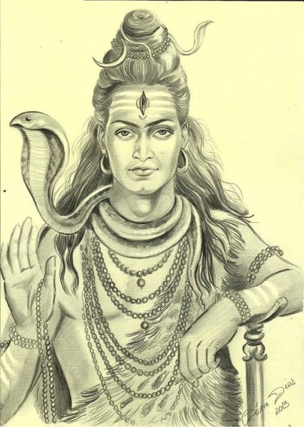 Шива с клыками