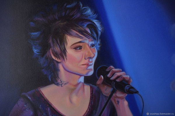 Тату портрет Земфиры