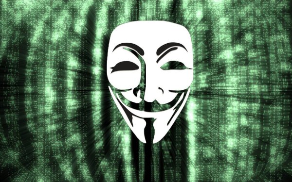 Хакер в маске Гая Фокса