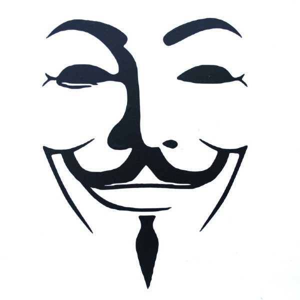 Маска Гая Фокса вектор