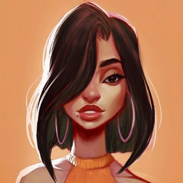 Девушки в мультяшном стиле