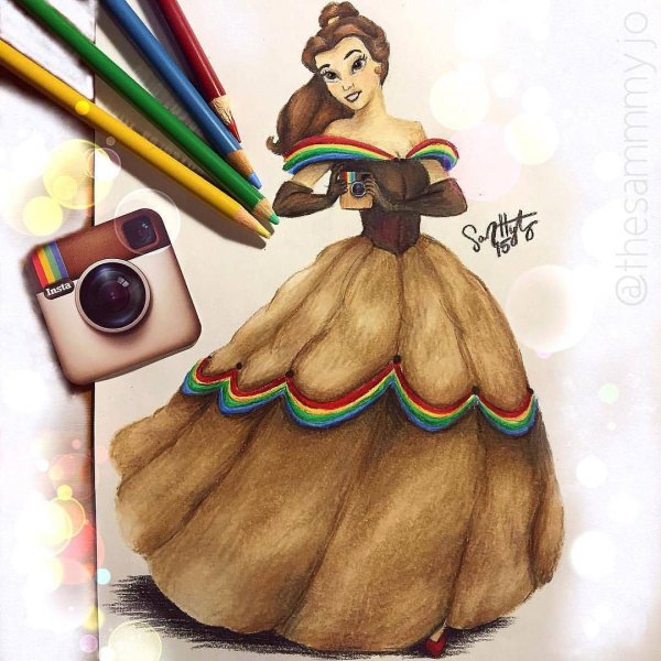 Приложение рисунки платьев