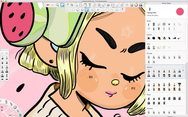 Рисунки в Sketchbook приложение