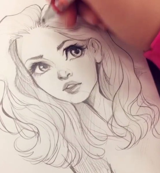 Срисовки популярных девушек