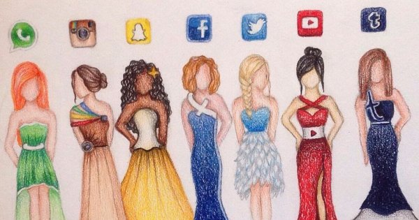 Сот сети в виде людей