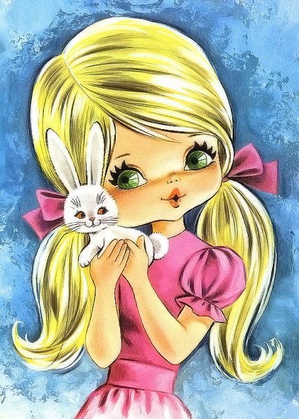 Мультяшная девочка