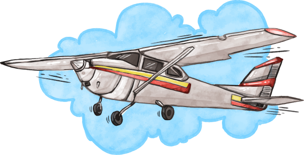 Самолет иллюстрация