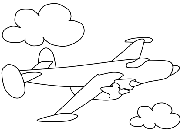 Самолет для раскрашивания красками