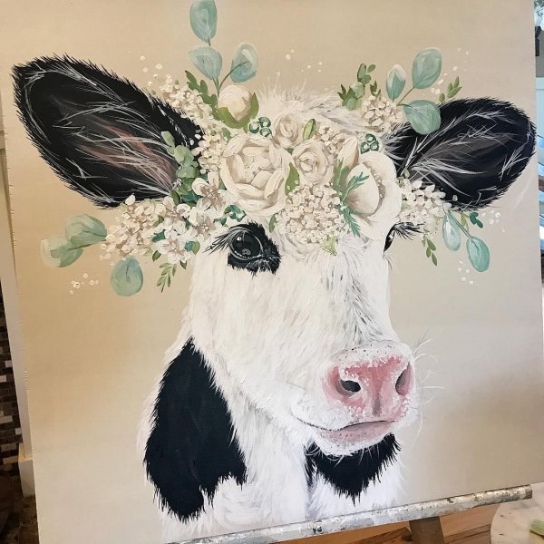 Нарисовать корову