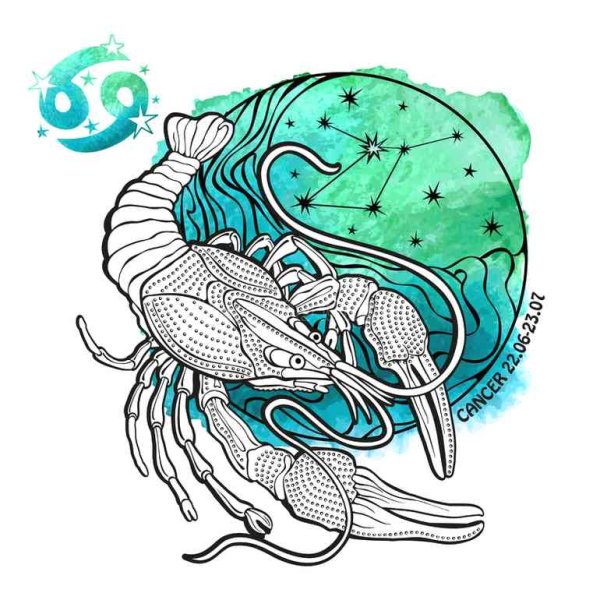 Знаки зодиака стилизация в кругу