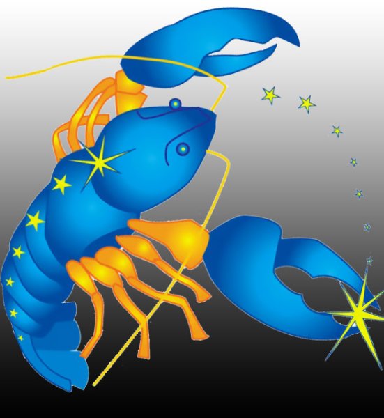 Открытка знак зодиака рак