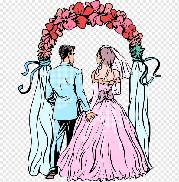 Свадьба рисунок