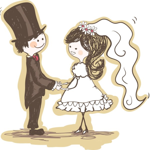 Свадебные картинки нарисованные с надписями