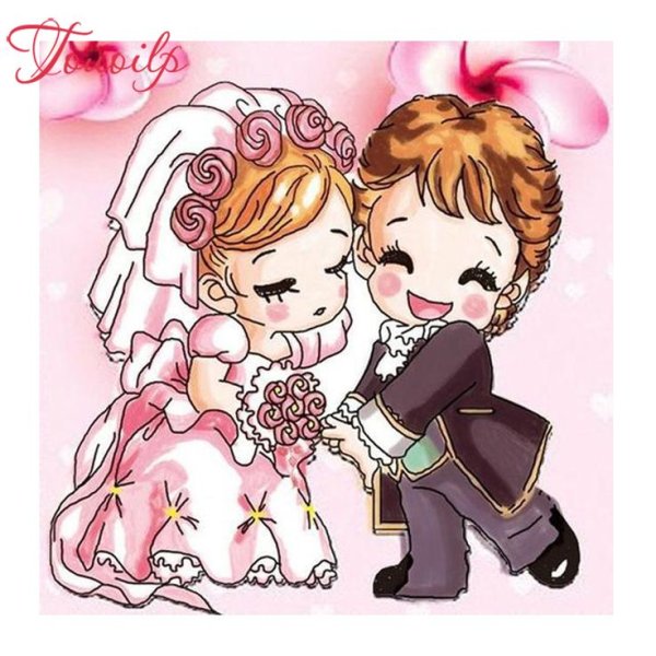 Свадьба мультяшки