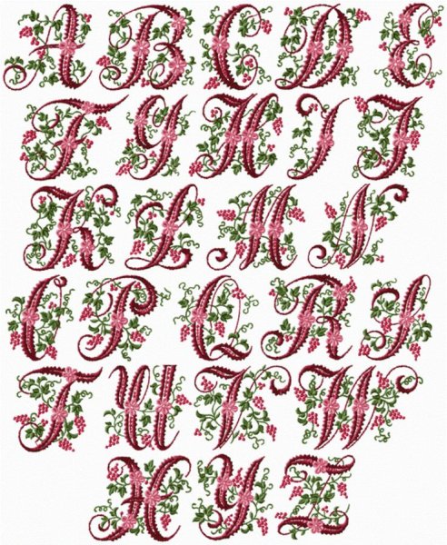 Красивые буквы русского алфавита