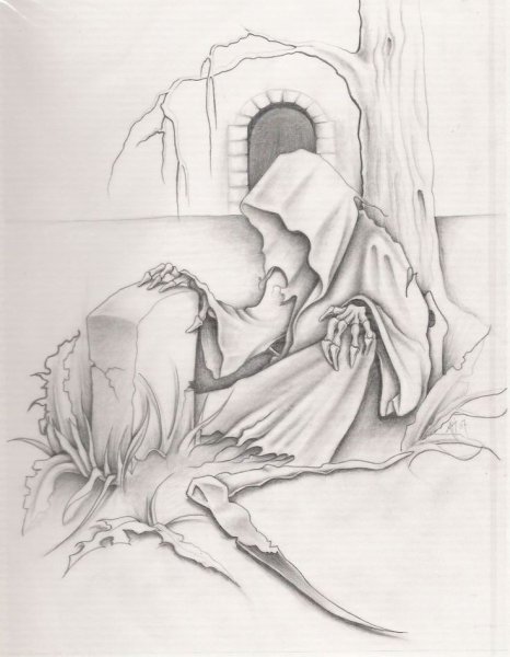 Девушка в объятиях демона