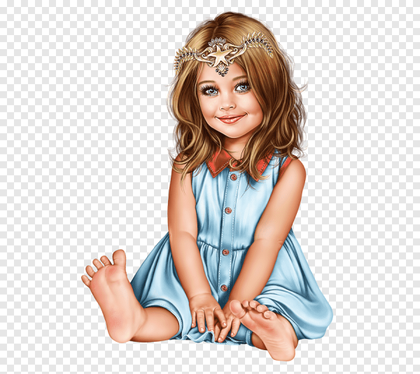 Красивая девочка клипарт