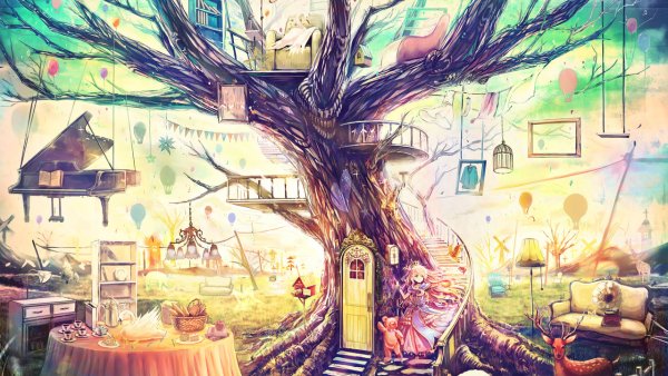 Необычные сказочные деревья