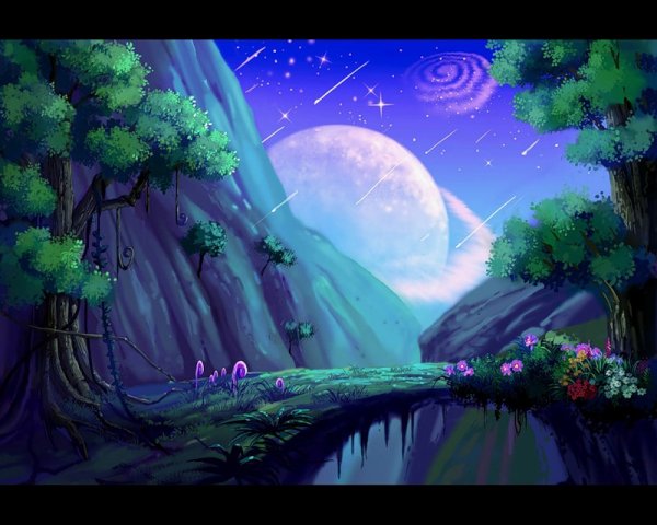 Фантастический пейзаж рисунки