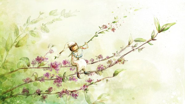 Заставка на рабочий стол акварель