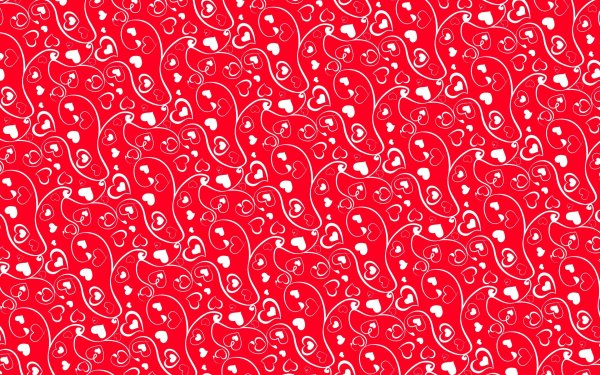 Красная ткань с узорами