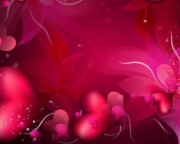 Романтичный фон для презентации