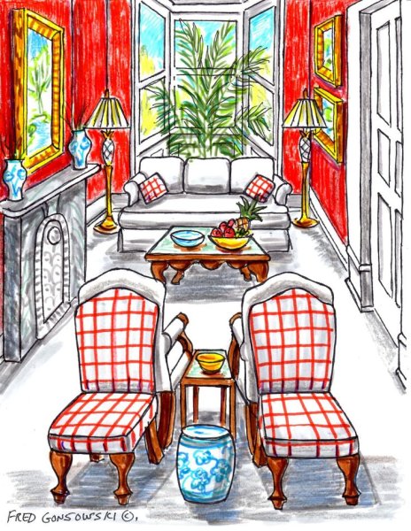 Комната иллюстрация