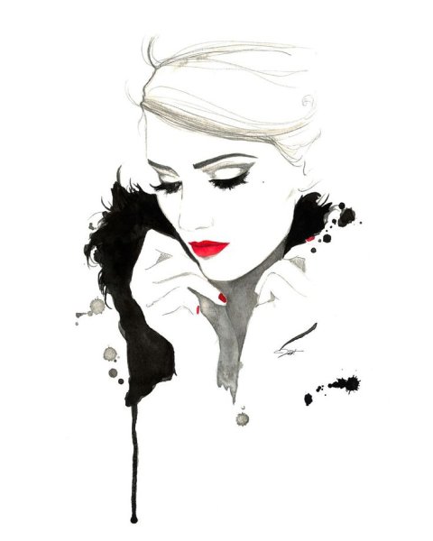 Нарисовать женщину