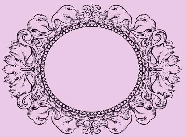 Овальный орнамент