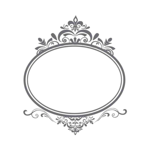 Круглые Винтажные рамки