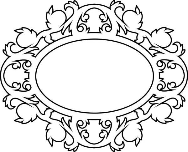 Рамка для Монограммы на свадьбу