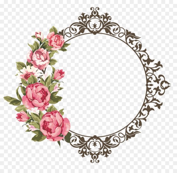 Круглые Винтажные рамки